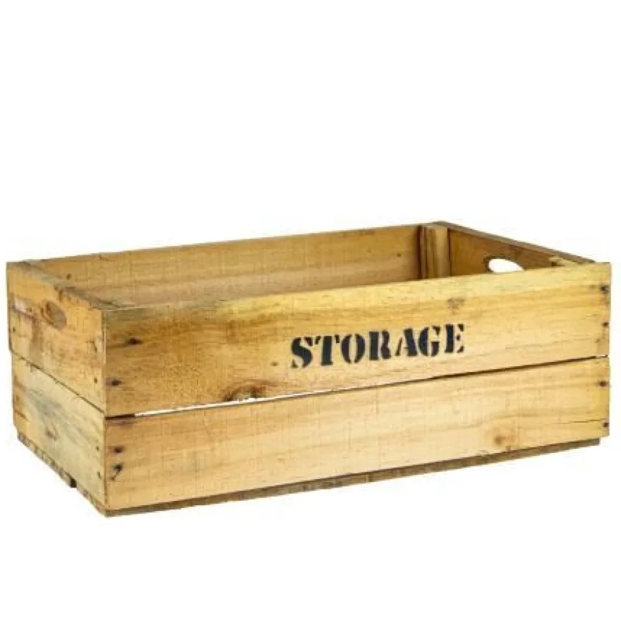 alte Holzkiste Weinkiste Obstkiste Storage in verschiedenen Grössen Vintage Upcycl