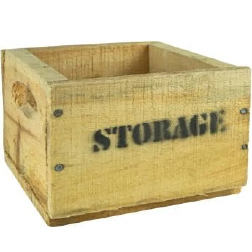 alte Holzkiste Weinkiste Obstkiste Storage in verschiedenen Grössen Vintage Upcycl