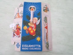 altes Eislametta Western Germany Brillant Edelweiß ua Postamt Engel ua
