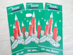 altes Qualitäts Stanniol Lametta Beste Brillant DBGM Kaufhof Western Germany Kaufring