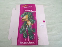 altes Qualitäts Stanniol Lametta Beste Brillant DBGM Kaufhof Western Germany Kaufring
