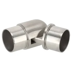 Aluminium Handlauf Mahagoni Holz Dekor mit gewinkelten Edelstahl Haltern und Enden