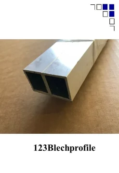 Aluminium Rohr Rechteckrohr Alu Alurohr Vierkant Viereckrohr Vierkantrohr