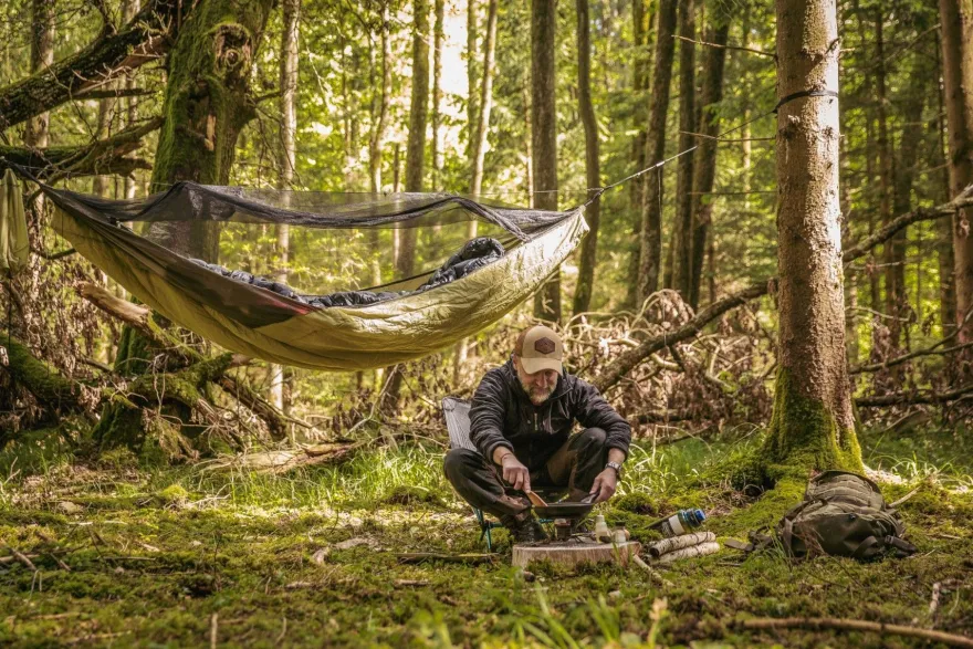 Amazonas Moskito-Traveller Quilted XXL - extragroße Moskitohängematte