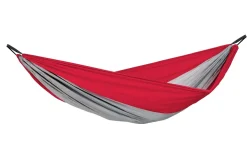 Amazonas Silk Traveller XXL Reisehängematte silber rot Hängematte