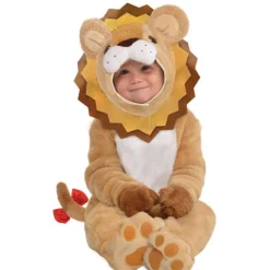 Amscan Flauschiges Löwen Baby Kostüm
