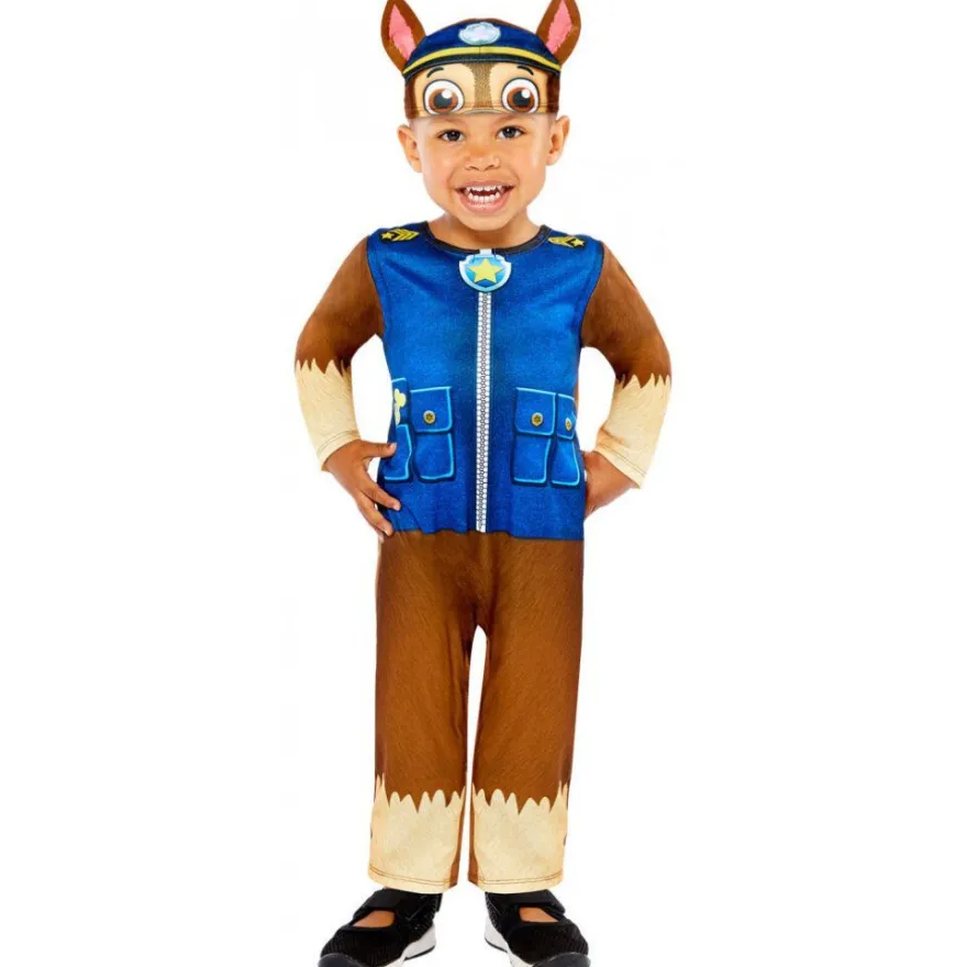 Amscan Offizielles Chase-Babykostüm von Paw Patrol braun-blau
