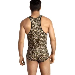 Anais Luxury Lingerie Herrenslip Mercury Top mit Animal-Print