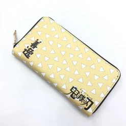 Anime Demon Slayer lange Ledertasche tragbare Geldbörsen Student Wallet#02