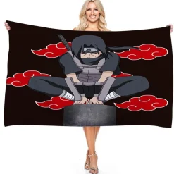 Anime Naruto Gaara Strandtücher Itachi Uchiha Badetücher Strand Pool Picknickmatte