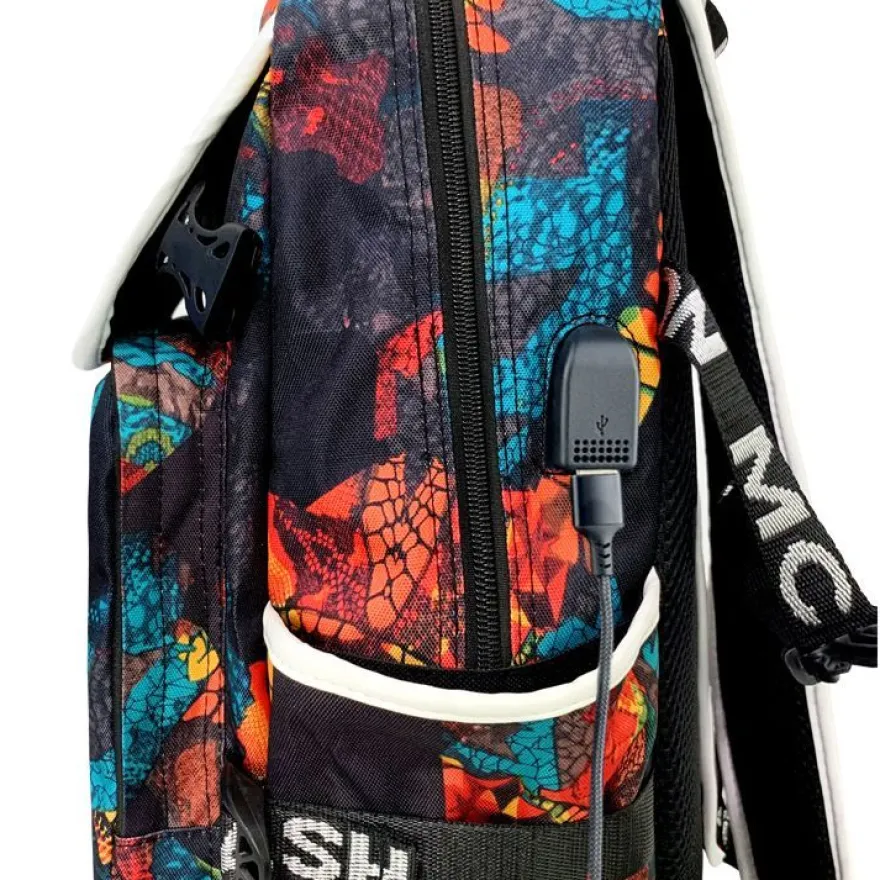 Anime Sailor Moon USB Rucksack Tsukino Damen Reise Backpack Schultaceh 47x35x20