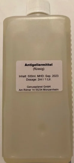 Antigeliermittel 500 ml - Antigel - Pektinase - Goldberg Anti Geliermittel