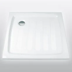Anti Rutsch Dusch Streifen transparent medium 5 cm Breit mit runden Enden