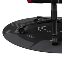 Anti-Rutsch-Gaming-Matte für Diablo Chairs, schwarz-grau