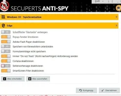 Anti-Spy fï¿½r Windows 10 - SecuPerts - Daten und Privatsphï¿½re schï¿½tzen - Downloa