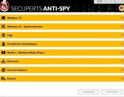 Anti-Spy fï¿½r Windows 10 - SecuPerts - Daten und Privatsphï¿½re schï¿½tzen - Downloa
