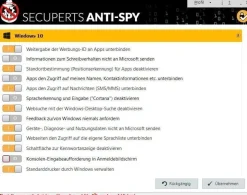 Anti-Spy fï¿½r Windows 10 - SecuPerts - Daten und Privatsphï¿½re schï¿½tzen - Downloa