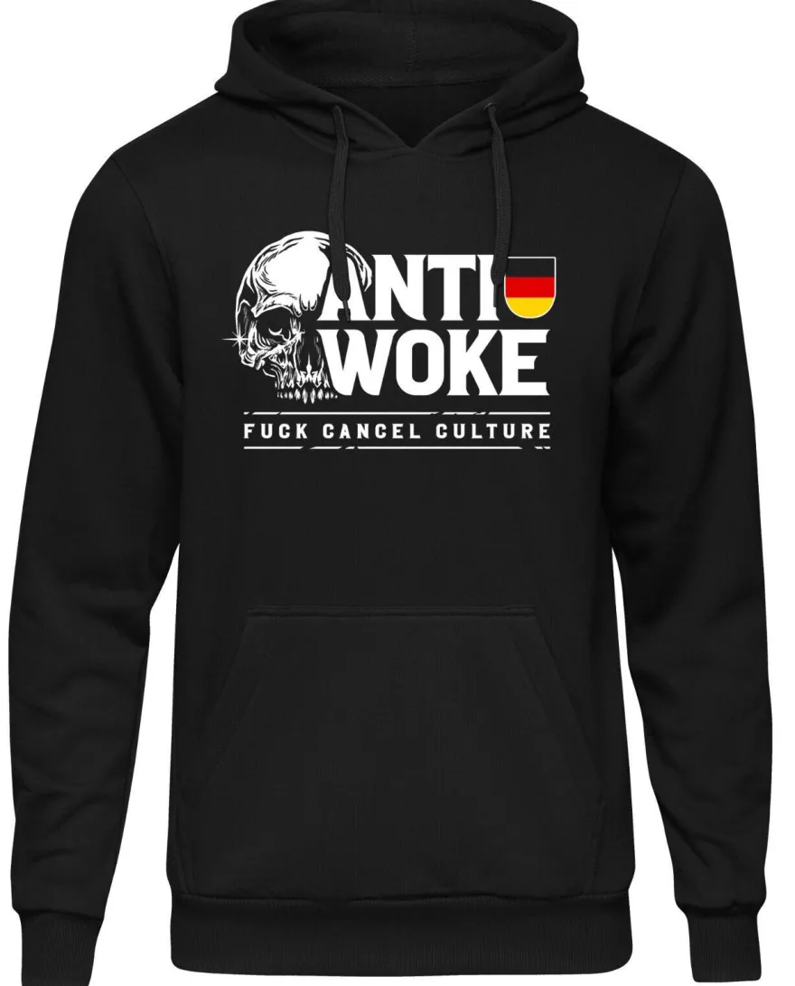 Anti Woke Kapuzenpullover Anti Gendern Hoodie Cancel Culture Konservative | M1