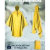ANYOO Wasserdichter Fahrrad-Regenponcho - Leicht, kompakt und wiederverwendbar