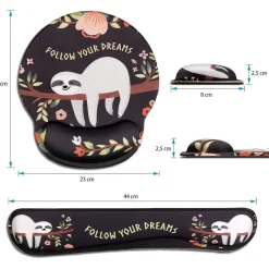 Aoksunova Ergonomisches Mauspad mit Handballenauflage und