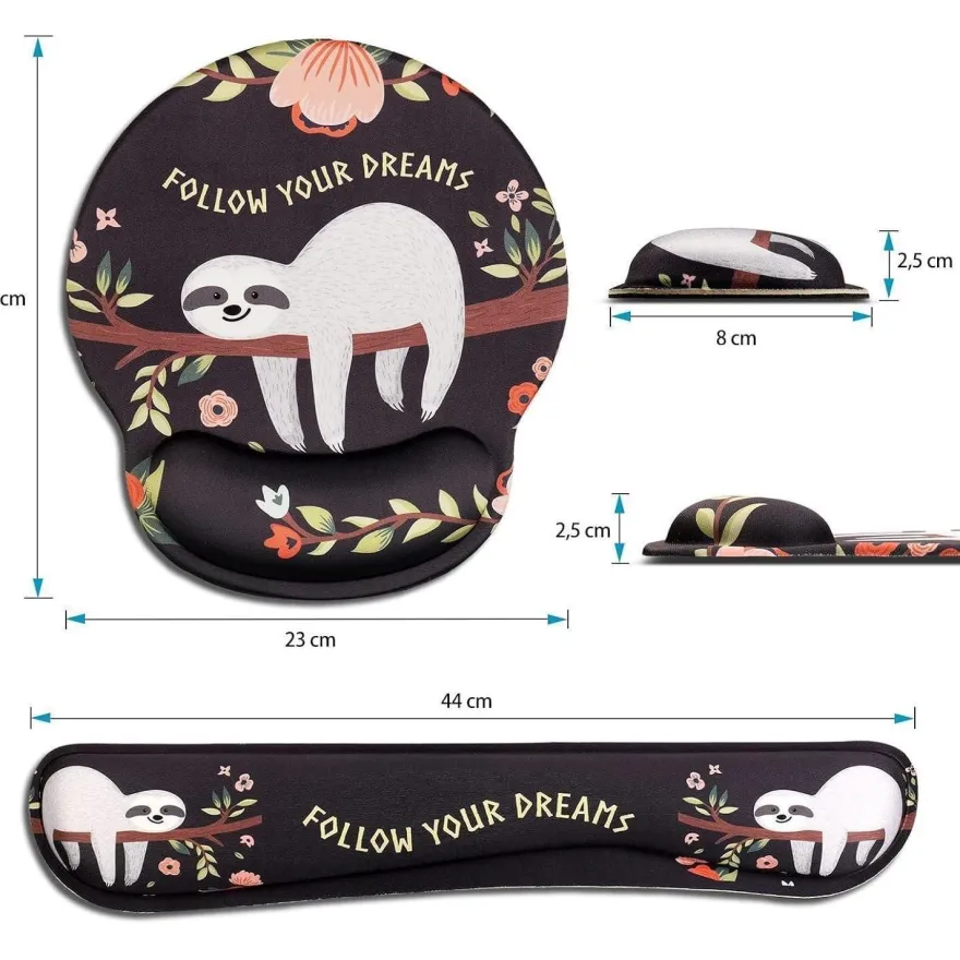 Aoksunova Ergonomisches Mauspad mit Handballenauflage und