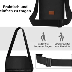 Aosbos Große Kühltasche für 1,5L Weinflasche, Champagner Flaschenhalter mit