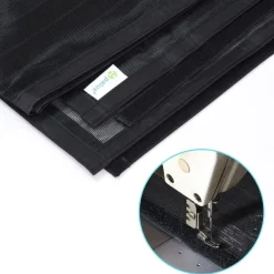 Apalus Magnet Fliegengitter Tür 150x220cm - Insektenschutz für Balkon, Keller