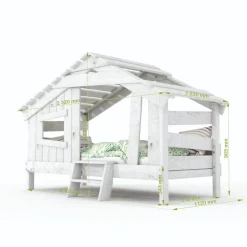 APART CHALET Kinderbett, Spielbett, Jugendbett, Spielhaus, massive Kiefer
