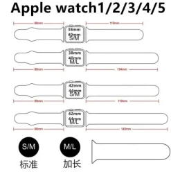 Apple Watch - Sportarmband SilikonArmband für Apple Watch 3 4 5 6 7 8 9 SE Ultr