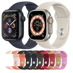 Apple Watch - Sportarmband SilikonArmband für Apple Watch 3 4 5 6 7 8 9 SE Ultr