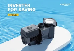 Aquagem InverEco DE15 Inverter Filterpumpe Drehzahlregelung 20-40m3 0,66kW DE14