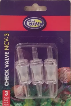 Aqua Nova Rückschlagventil 3er Pack für 4/6er Schläuche Aquarium Zubehör