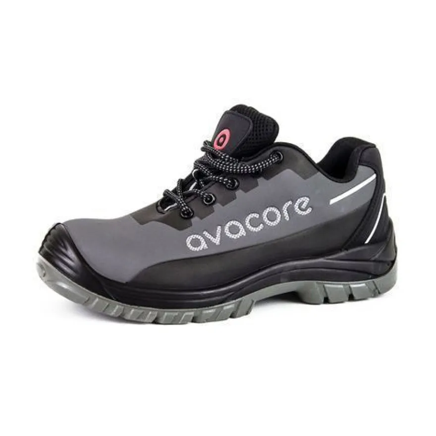 Arbeitsschuhe Halbschuhe Schwarz Grau Sicherheitsschuhe Ava Hermes 41-45