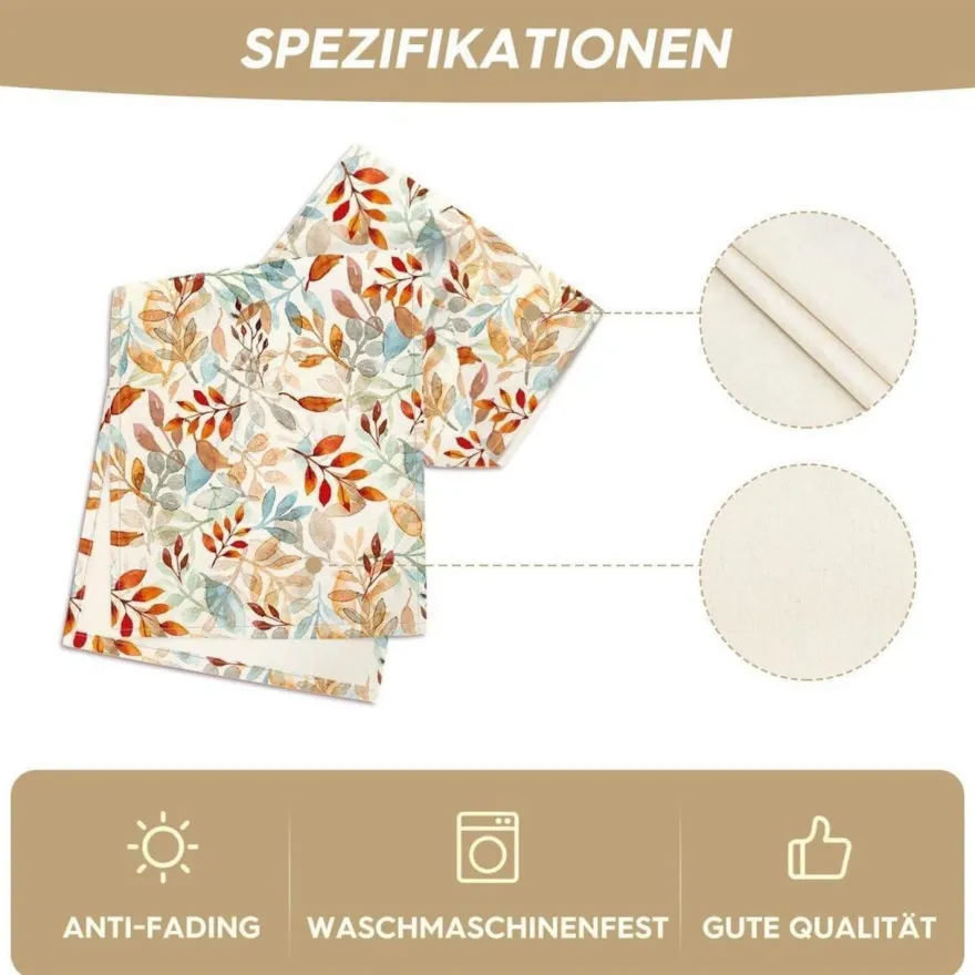 Artoid Mode Herbst Blätter Tischläufer 40x300 cm Küche Party Dekor