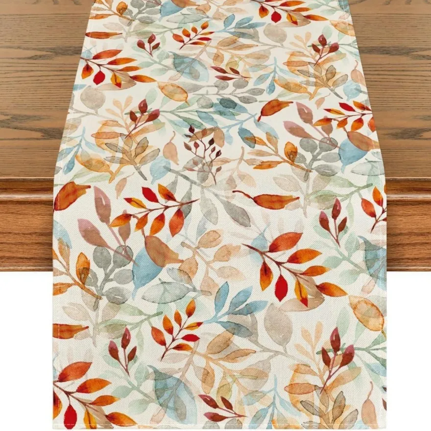Artoid Mode Herbst Blätter Tischläufer 40x300 cm Küche Party Dekor