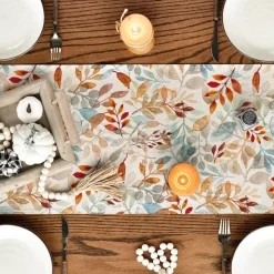 Artoid Mode Herbst Blätter Tischläufer 40x300 cm Küche Party Dekor