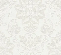 A.S. Création Tapete Vlies 2934-28 Barock Weiß Creme Hellbeige Vintage stylisch