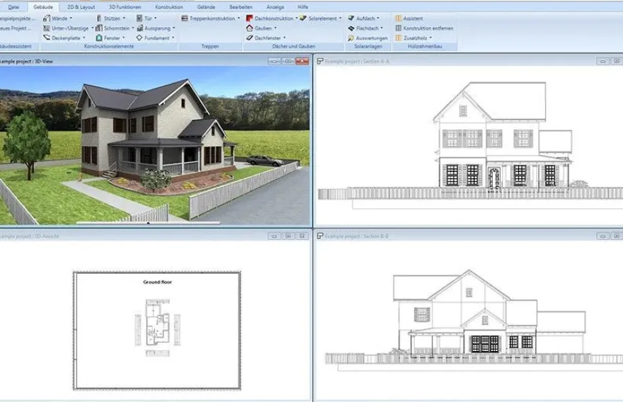 Ashampoo 3D CAD Architecture 12 - Haus- und Wohndesigner - PC Downloadversion