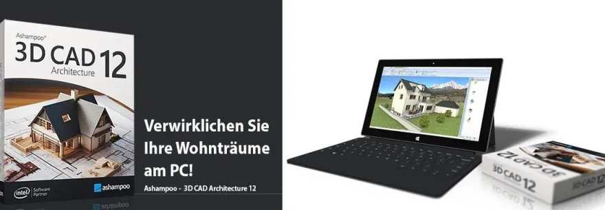 Ashampoo 3D CAD Architecture 12 - Haus- und Wohndesigner - PC Downloadversion