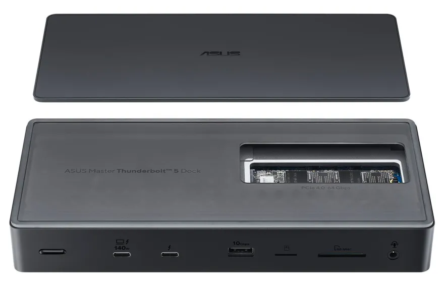ASUS Master Thunderbolt 5 Dock DC510 Kabelgebunden Schwarz