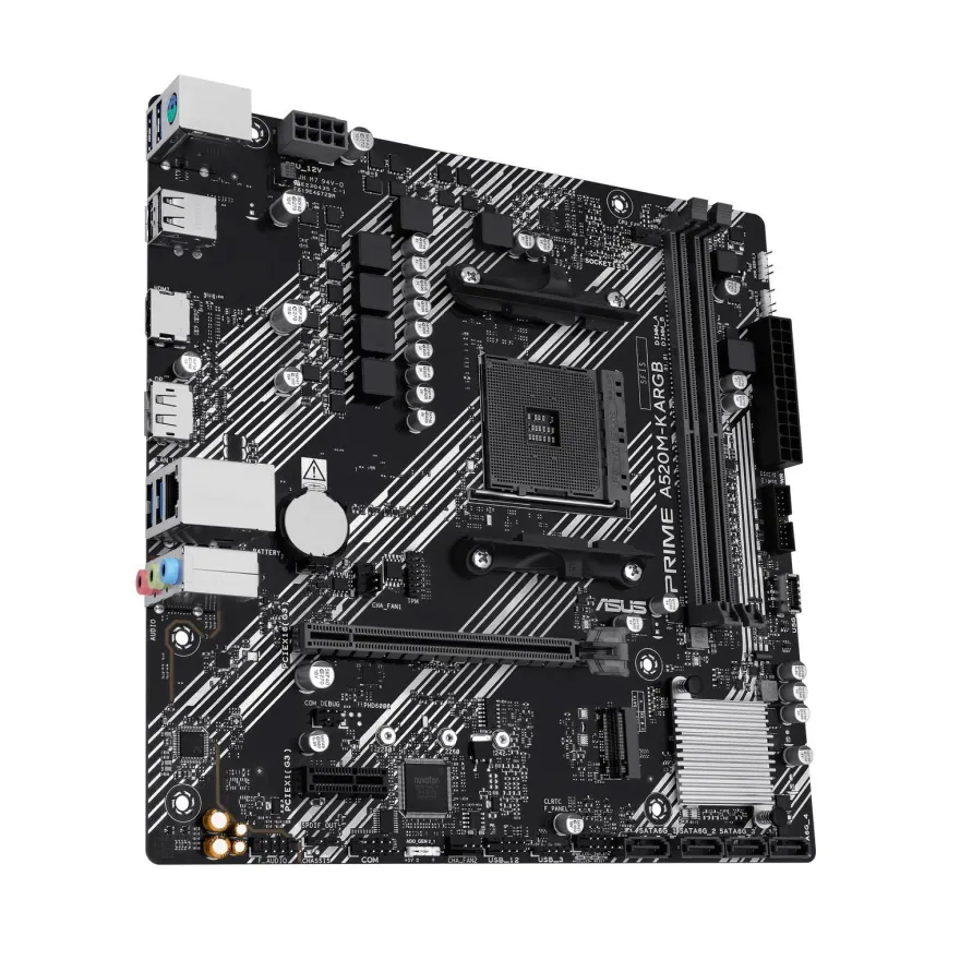 ASUS PRIME A520M-K ARGB (AMD, M4, DR4, ATX)