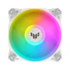 ASUS TUF Gaming TF120 ARGB - White Edition - Gehäuselüfter - 120 mm - weiß (Packung m