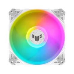 ASUS TUF Gaming TF120 ARGB - White Edition - Gehäuselüfter - 120 mm - weiß (Packung m