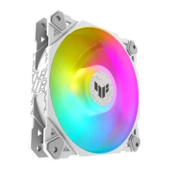 ASUS TUF Gaming TF120 ARGB - White Edition - Gehäuselüfter - 120 mm - weiß (Packung m