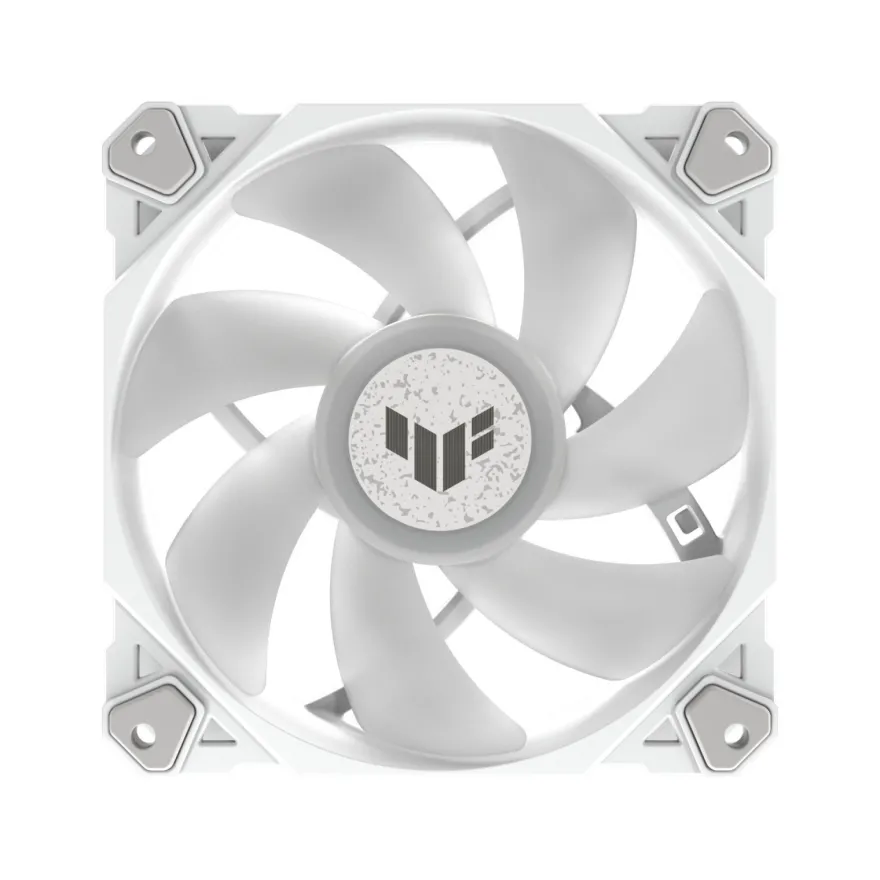 ASUS TUF Gaming TF120 ARGB - White Edition - Gehäuselüfter - 120 mm - weiß (Packung m