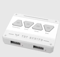 ASUS TUF Gaming TF120 ARGB - White Edition - Gehäuselüfter - 120 mm - weiß (Packung m