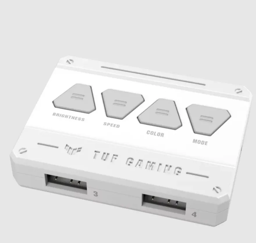 ASUS TUF Gaming TF120 ARGB - White Edition - Gehäuselüfter - 120 mm - weiß (Packung m