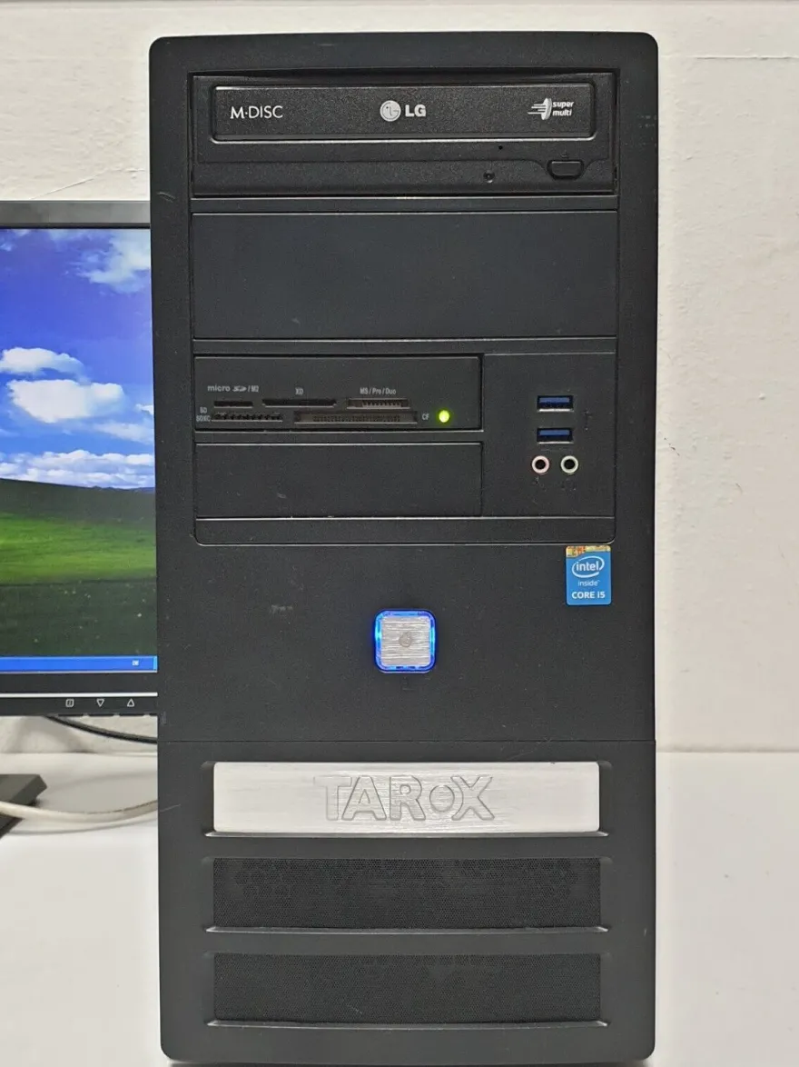 ASUS Windows XP Gaming PC Computer 4x 3,30GHz 500GB 4GB DVD DVI COM LPT DP HDMI
