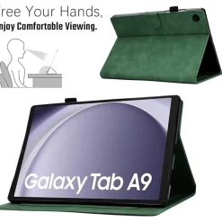 AsWant Hülle für Samsung Galaxy Tab A9 8.7 Zoll (2023) - Ultradünne Lederoptik