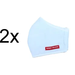 Atemschutzmaske Nanosilber Mundschutz Maske neu 3 Lagig 30 x Waschbar